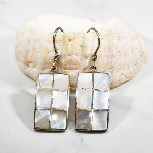 Palani White Earrings