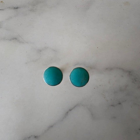 Talay Turquoise Round Earrings